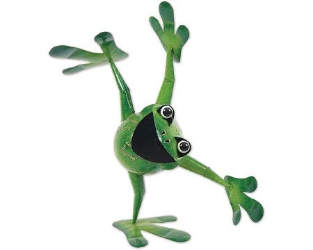 Dancing Pickle The Frog Sculpture