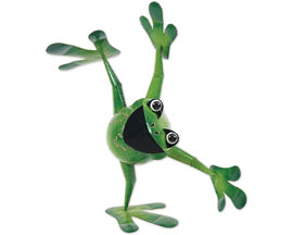 Dancing Pickle The Frog Sculpture