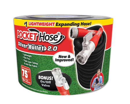 Pocket Hose&reg; Silver Bullet 2.0 Flexible Garden Hose