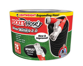 Pocket Hose&reg; Silver Bullet 2.0 Flexible Garden Hose