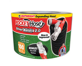 Pocket Hose&reg; Silver Bullet 2.0 Expandable Garden Hose