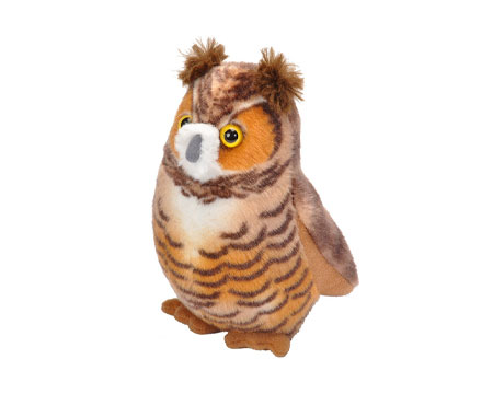 Wild Republic&reg; Audubon II Great Horned Owl Plush Toy
