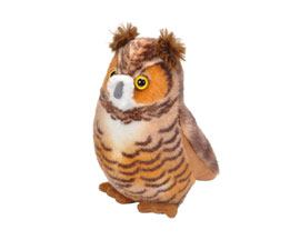Wild Republic&reg; Audubon II Great Horned Owl Plush Toy