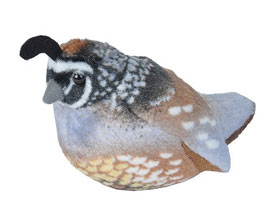 Wild Republic&reg; Audubon II California Quail Plush Toy
