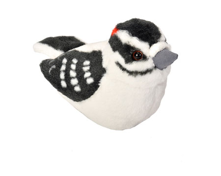 Wild Republic&reg; Audubon II Downy Woodpecker Plush Toy