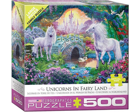EuroGraphics Unicorns In Fairyland Puzzle