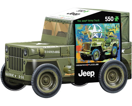 The Jeep&reg; Army Truck Puzzle Tin