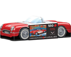 Corvette Cruising Puzzle Tin