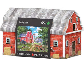 Farm Puzzle in Barn Shaped Tin