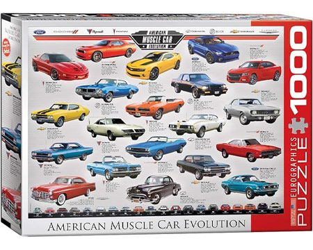 American Muscle Car Evolution Puzzle