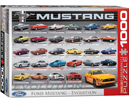 Ford Mustang Evolution Puzzle