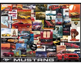 Ford Mustang Advertising Co Puzzle