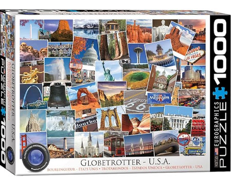 USA Globetrotter Jigsaw Puzzle