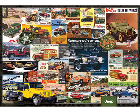 Jeep&reg; Advertising Collection Puzzle