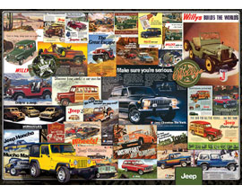 Jeep&reg; Advertising Collection Puzzle
