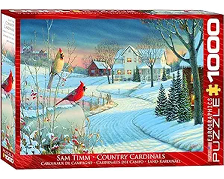 Country Cardinals by Sam Timm Jigsaw Puzzle