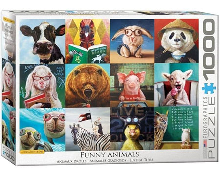 Funny Animals by Lucia Heffernan Puzzle