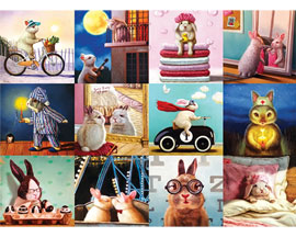 Funny Bunnies Puzzle