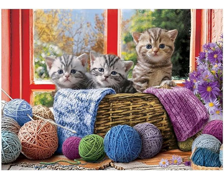 Knittin� Kittens Puzzle