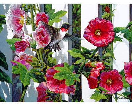 Hollyhocks Puzzle