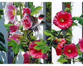 Hollyhocks Puzzle