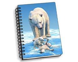 3D Polar Bears Notebook 