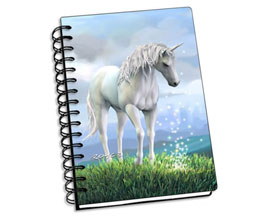 3D Unicorn Notebook 