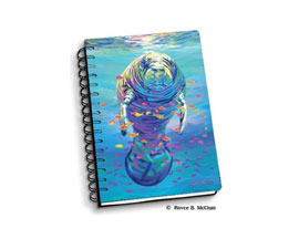 Painted Manatee Notebook 