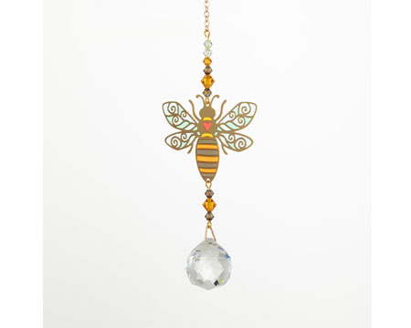 Crystal Dreams Bee Suncatcher