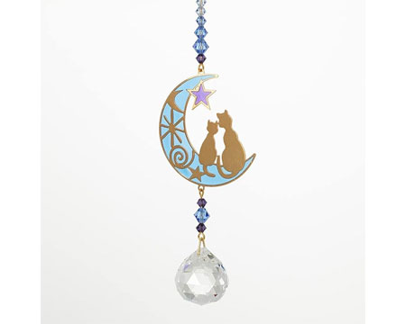 Crystal Dreams Suncatcher - Cats