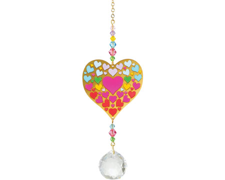 Crystal Dreams Suncatcher - Heart Of Hearts