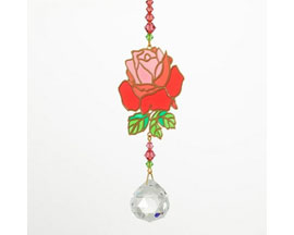 Crystal Dreams Suncatcher - Rose