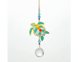 Crystal Dreams Suncatcher - Turtle