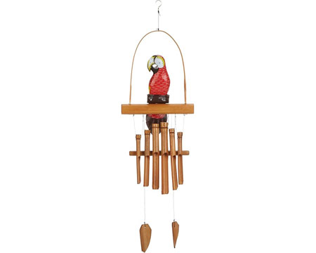 Woodstock Chimes&reg; Parrot Bamboo Chime