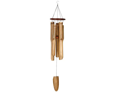 Woodstock Chimes&reg; Cocoa Ring Bamboo Chime