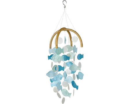 Woodstock Chimes&reg; Fish Capiz Chimes