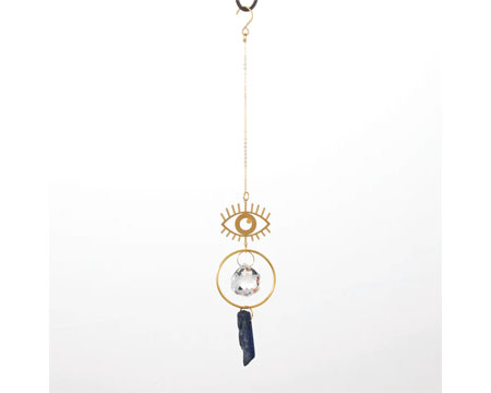 Woodstock Chimes&reg; Suncatcher with Blue Stone