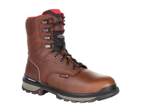 Rocky&reg; Men's 8 in. Rams Horn Waterproof Composite Toe Work Boots