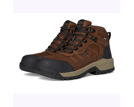 Keen Utility&reg; Men's 8 in. Skokie Waterproof Carbon Toe Work Boot - Dark Earth / Black