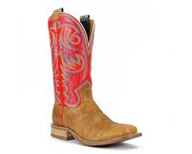 Hyer&reg; Men's 13 in. Sawyer Shrunken Shoulder Vintage Goat Top Cowboy Boot - Red