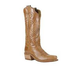 Hyer&reg; Women's 13 in. Leawood Cowhide Boots - Honey Mestiza Tops