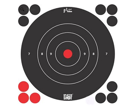 Pro-Shot&reg; 12 in. Splattershot Peel & Stick Targets