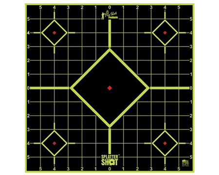 Pro-Shot&reg; 12 in. Splattershot Peel & Sick 5 Diamond Target - 5 Pack