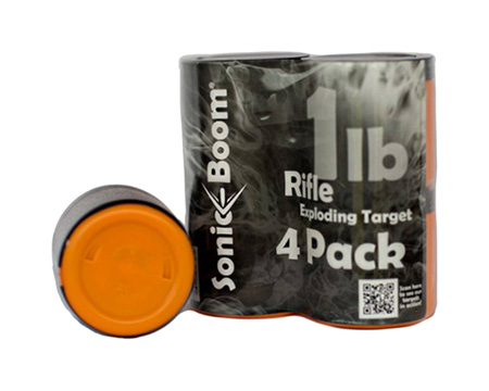 Sonic Boom&reg; 1 lb. Exploding Rifle Target - 4 Pack