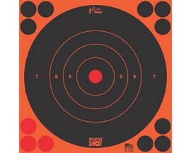 Pro-Shot&reg; 12 in. Splattershot Peel & Stick Self Adhesive Bullseye Target - Orange - 5 Pk