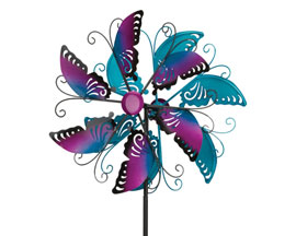 Real Art & Gifts&reg; 19 in. Butterfly Wind Spinner