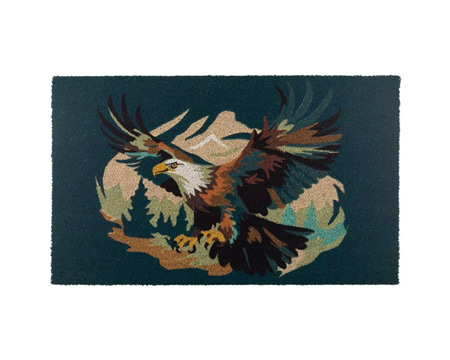 Regal Art & Gift&reg; 18 in. X 30 in. Eagle Coir Doormat