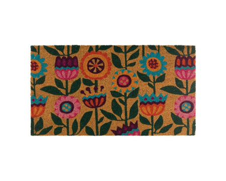 Regal Art & Gift&reg; 18 in. X 30 in. Folk Art Coir Doormat