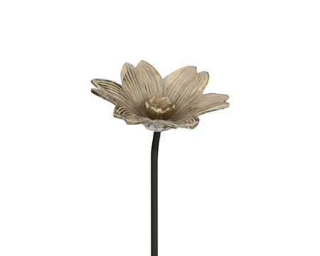 Regal Art & Gift&reg; 36 in. Cast Iron Lawn Ornament Garden Stake - Daffodil