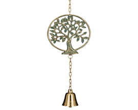Regal Art & Gift&reg; 27.5 in. Cast Iron Garden Bell - Tree Of Life